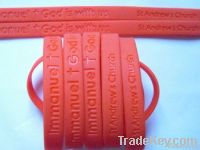 Debossed Silicone Wristbands(Debossed Bracelets)