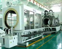 HDPE PVC double wall corrugated pipe extrusion line