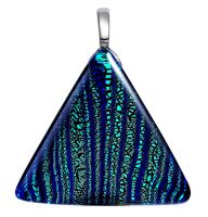 Dichroic Lampwork Pendant