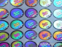 Hologram paper labels