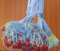 fishing nets, plastic fishing floats, ropes