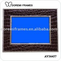 Aluminum photo frame/leather photo frame