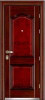 Security Door with Separated Handle