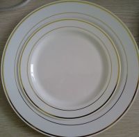 Disposable plastic plate