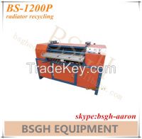 aluminum extrusion machine new design BS-1200P copper and aluminum radiator recycling machine