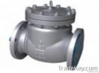 Cast steel swing check valve