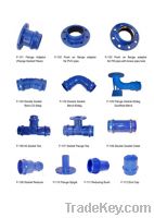 Ductile iron pipe fittings for PVC pipe