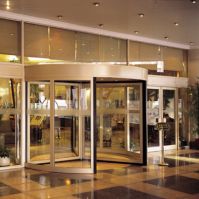 3 wings revolving door