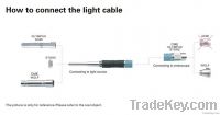 Cold light source cable, fiber optical