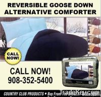 REVERSIBLE GOOSE DOWN ALTERNATIVE COMFORTER