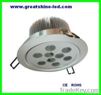 IR remote rgb 9X1W led ceiling light