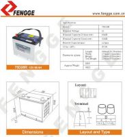 JIS Standard Sealed Maintenance Free - NS70MF