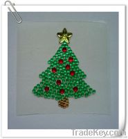 acrylic rhinestone sticker for Christmas decoration