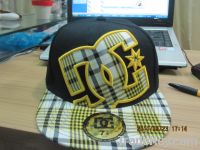 Flat Brim Fitted Baseball Hat With