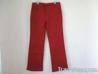 Sell white/red jeans plus size