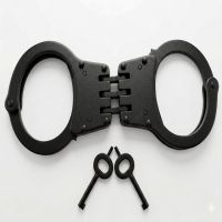 Security Department Metal Handcuffs Centre Hinged