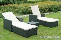 Rattan/wicker PE sun lounger chaise lounge furniture garden furniture outdoor furniture