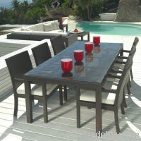 Rattan / Wicker dining table set Outdoor Furniture Garden table Set garden furniture table set