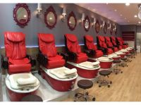 Nail salon spa and chair