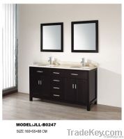 Solid wooden bathroom furniture