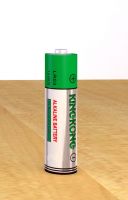 Alkaline battery LR03