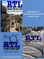 Used truck tyres second hand tyres for export from UK 