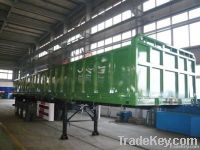 3 Axles Drop Side Semi Trailer