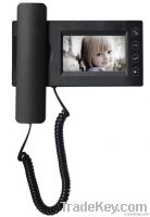 color handset video door phnoe with memory / video intercom