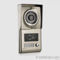 Video door phone outdoor unit with ID card reader