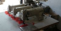 hair weft sewing machine, three head machine