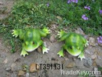 resin frog decoratoin