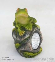 resin frog decoratoin