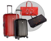 2-PC ABS TROLLEY AND SHOPPING BAG SET