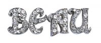 Rhinestone slider charms for pet collars