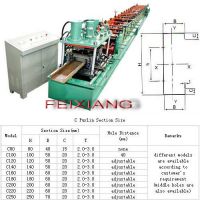 C purlin machine, roll forming machine, C shape mahine