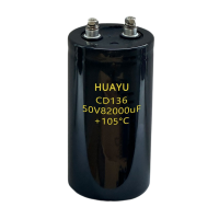 Switching power supply 50V82000uF screw CD136 aluminum electrolytic capacitor long life