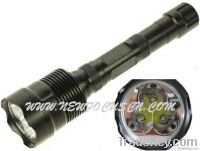 High power 3*XML T6 CREE LED Flashlight 3800Lumens 2*18650 or 3*18650