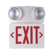 LED EXIT SIGN  WITH BATTERY BACKUP