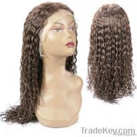 straight human hair front lace wig 20 inch