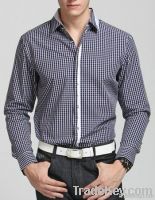 Men Casual Plaid shirt, French Men Shirt, Stylish Business  Shirt