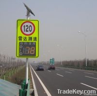 Traffic Speed Sign