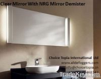 mirror  heating for stainless steel mirror