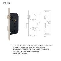 door lock body mortise lock