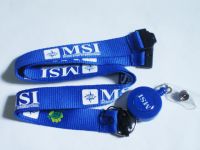 Key Lanyard With Pull Reel