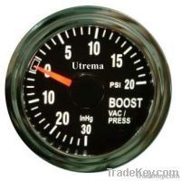 Utrema Auto Turbo Boost Vacuum Gauge Illuminated 52mm