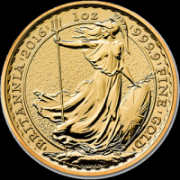 Gold Britannia 1 ounce Coins