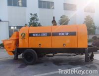 Trailer mounted concrete pump with diesel engine (HBT40.10.130RSC)