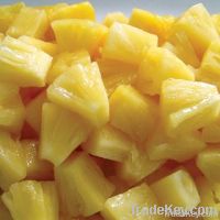 Canned pineapple in natural juice or Light Syrup