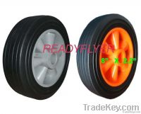 Solid rubber wheel