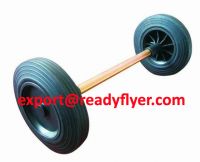 Waste bin wheel and axle for 100L 120L 240L mobile garbage bin container